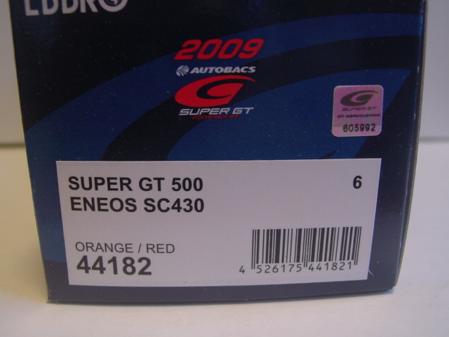 EBBRO ENEOS SC430 SUPER GT 2009 直筆サイン入り EBBRO ENEOS SC430