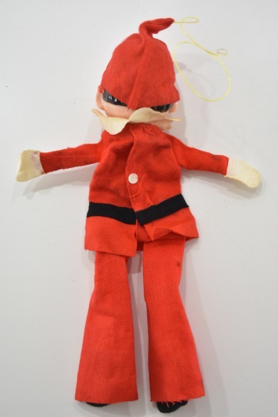 当時物 不二家 古い ペコちゃん サンタクロース 約34cm サンタ服