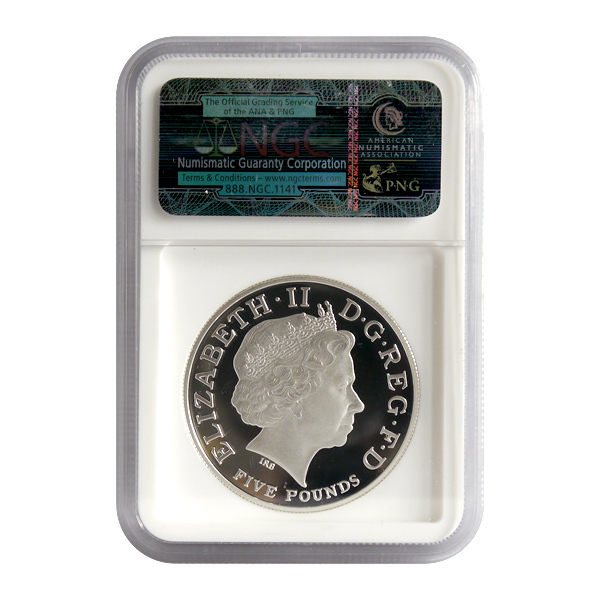 【1円大放出】The Royal Mint 2010年 英国 ロンドンオリンピック ピエフォー 5ポンド銀貨 NGC鑑定 PF70 ULTRA CAMEO ウルトラカメオ
