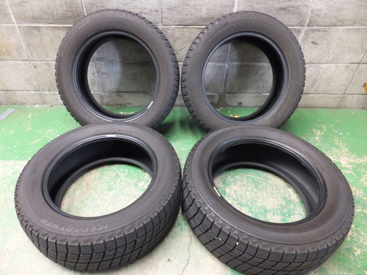 バリ溝 9.5分】205/55R16 スタッドレス ブリヂストン アイスパートナー