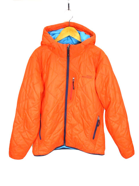 エーグル AIGLE キルティングジャケット 中綿 PRIMALOFT フード付き 