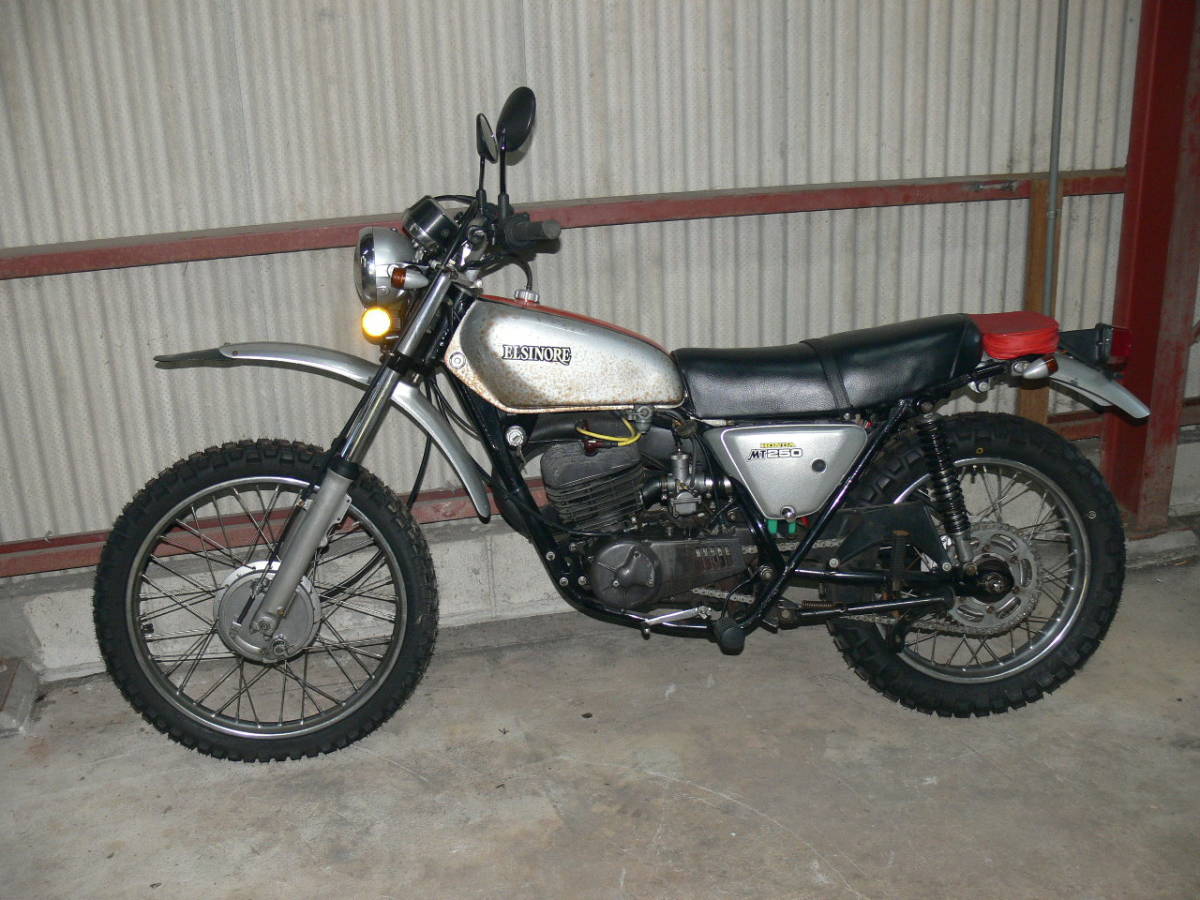 実動動画あり！MT250 エルシノア250 レストアベース VMX MT125 CR250M 