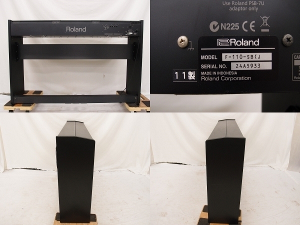 電子ピアノ 中古 Roland ローランド F-110 SB 電子ピアノ 88鍵盤 