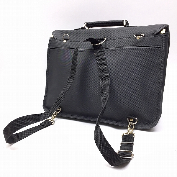 ○MOSCHINOモスキーノ 3WAY リュック ショルダー バッグ 紺ネイビー 