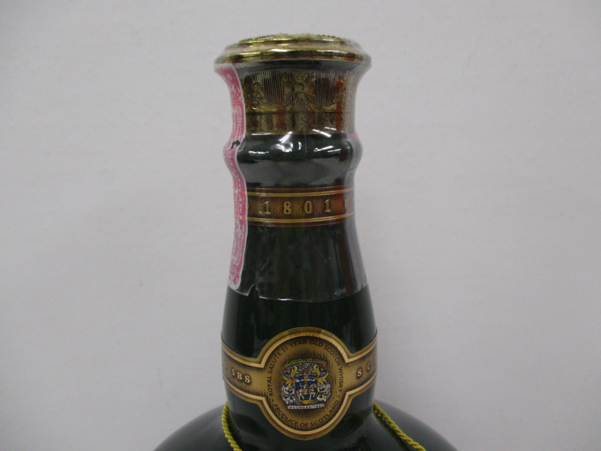 G444☆古酒☆1000円から☆【未開栓】ROYAL SALUTE ロイヤルサルート