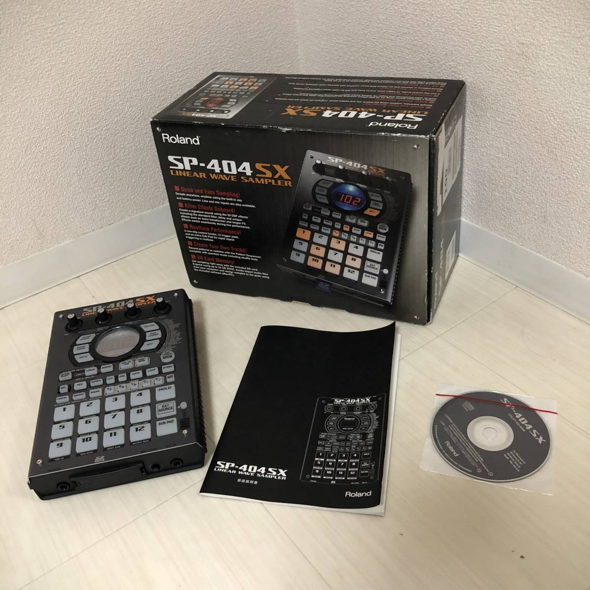 SP-404SX Roland | Compact Linear Sampler Wave eBay from サンプラー 