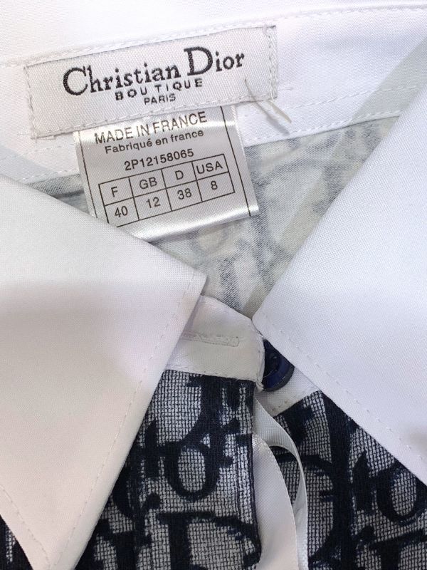 Christian Dior☆クリスチャン ディオール トロッター柄 長袖 シャツ