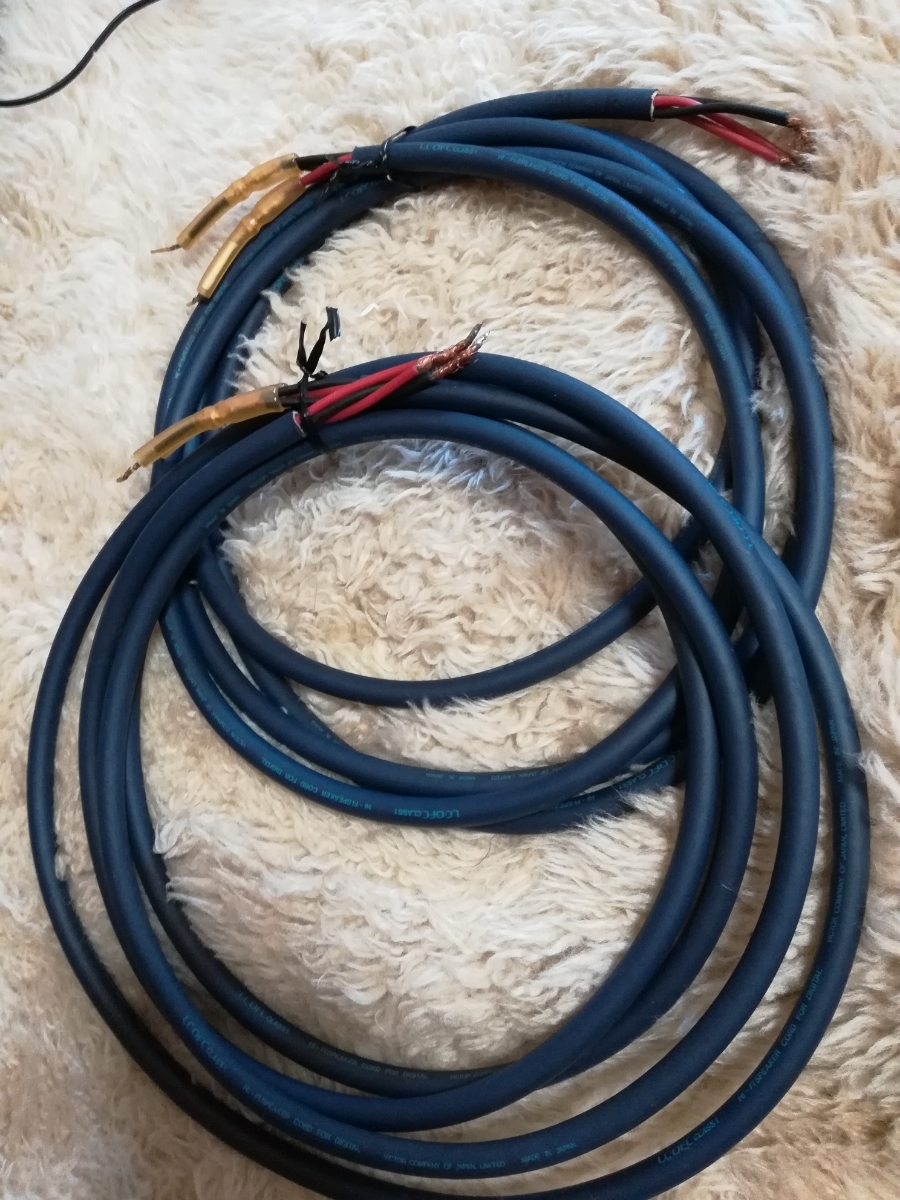 Victor ビクター LC-OFC CLASS1 HI-FI SPEAKER CORD FOR DIGITAL 約2