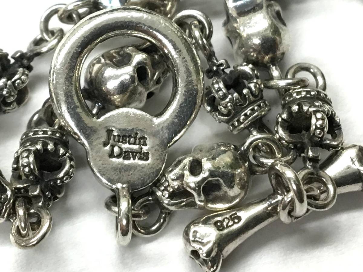 Justin Davis ジャスティンデイビス SBJ126 Skull Divine Bracelet