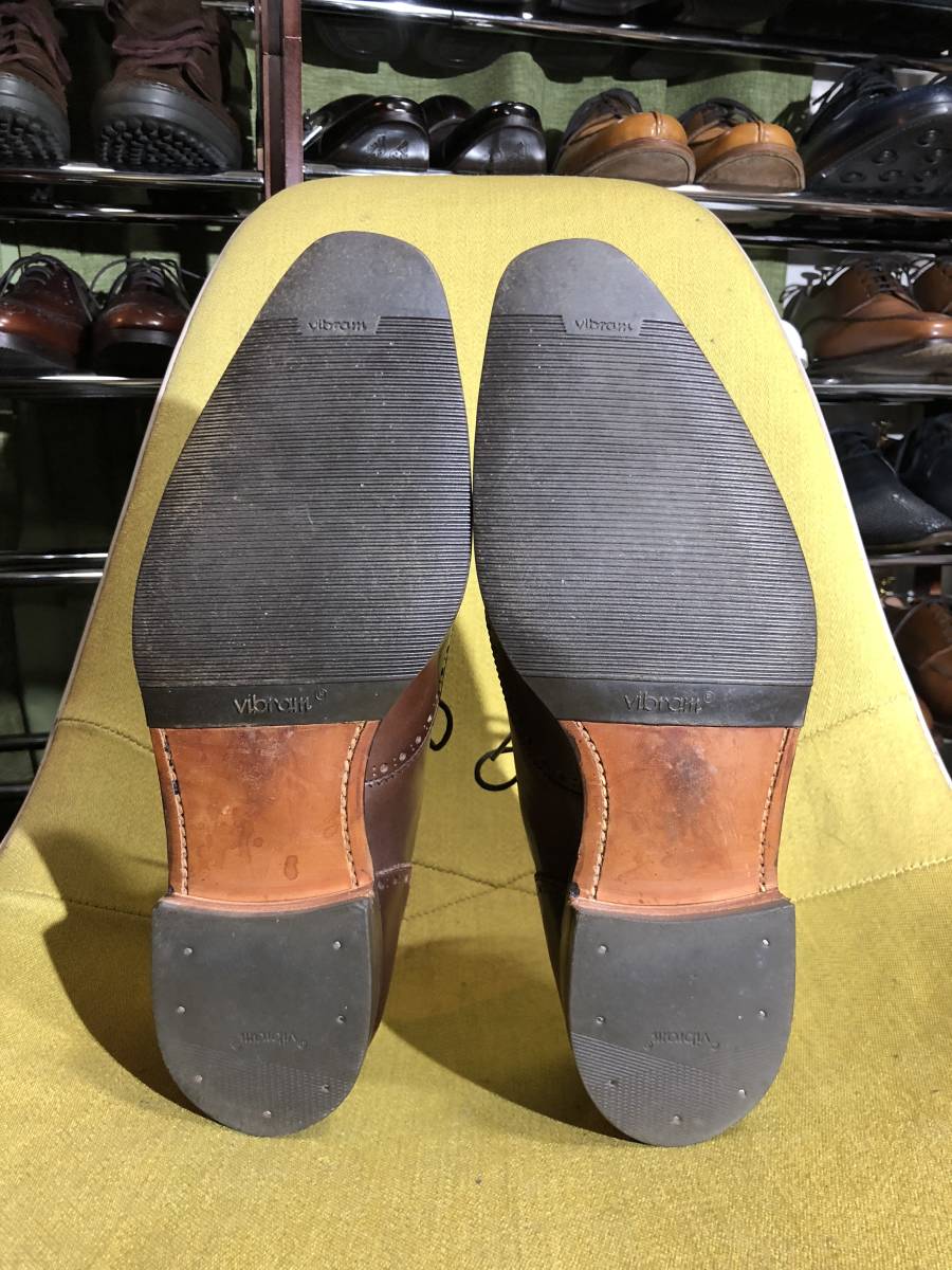 お得，HOT 美品 CHEANEY チーニー ポールスミス別注 ウイングチップ