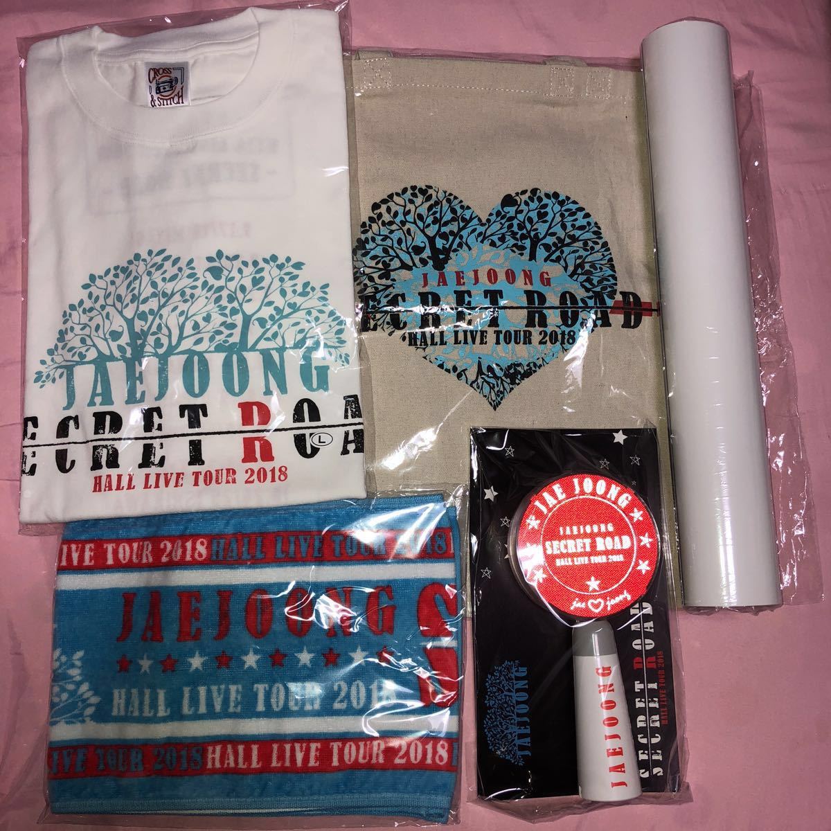 新品 JEAJOONG HALL LIVE TOUR 2018 SECRET ROAD グッズ 5点セット