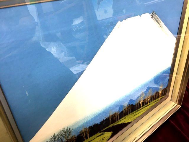 Yahoo!オークション 赤富士 | FZ240396 富士山 高見朝蒼 日本画 風景