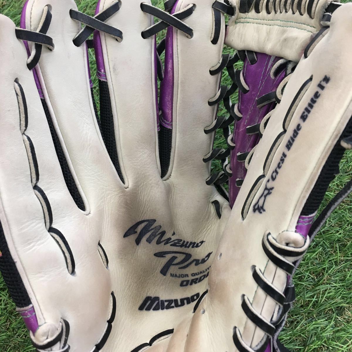 P2449 Mizuno ミズノ Mizuno Pro ミズノプロ オーダー 軟式 外野手 左 