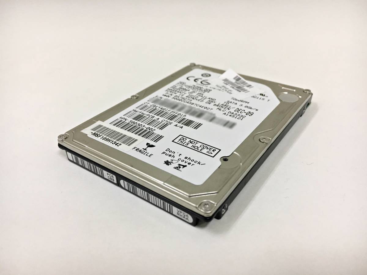 HGST　HDD　320GB　HTS725032A9A364　2.5インチ　動作未確認_3