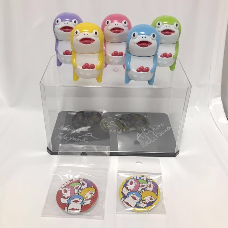コイス VAG 5種セット サイン入り 特典缶バッジ2種 特典ケース付 タケヤマノリヤ ソフビ COISS ヤマシロヤ キデイランド 