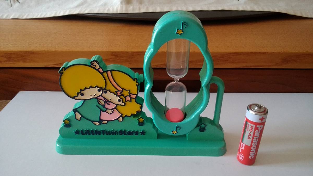 昭和レトロ キキララ 砂時計 76年 1976 Little Twin Stars リトルツインスターズ キキララ 砂時計 昭和