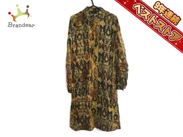  マックス&コー MAX&CO. ワンピース サイズUSA6 M イエロー&times;グレー&times;マルチ レディース ロング丈(ワンピース)｜売買されたオークション情報、yahooの商品情報をアーカイブ公開 - オー ワンピース