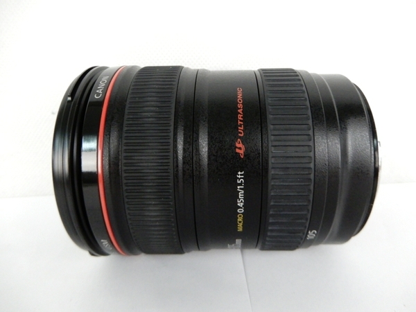 ジャンク Canon キヤノン EF24-105mm F4L IS USM カメラ レンズ 標準