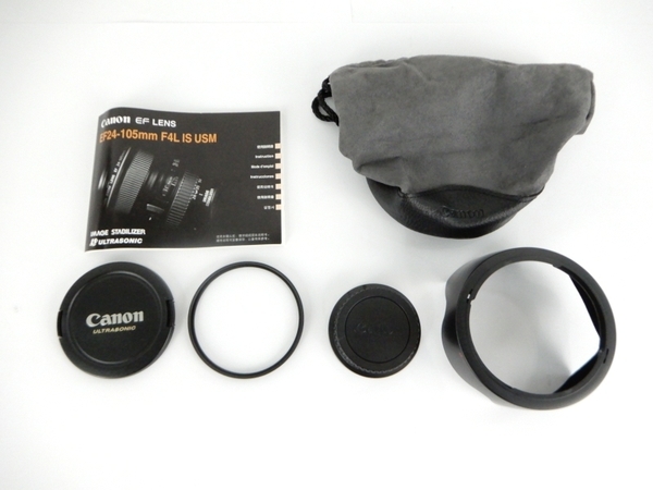 ジャンク Canon キヤノン EF24-105mm F4L IS USM カメラ レンズ 標準