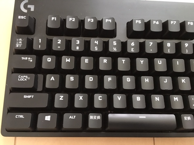 G610 Logicool ロジクール G610BL G BLUE メカニカル ORION バック