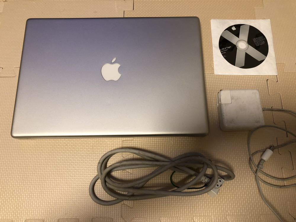 Apple Mac PowerBook G4 A1095 シルバー ジャンク ジャンク扱い Apple
