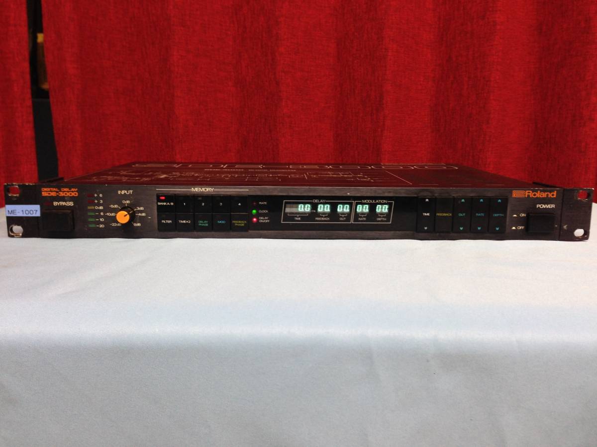 Roland Digital Delay Rack SDE-1000 Effects Processor | ディレイSDE 
