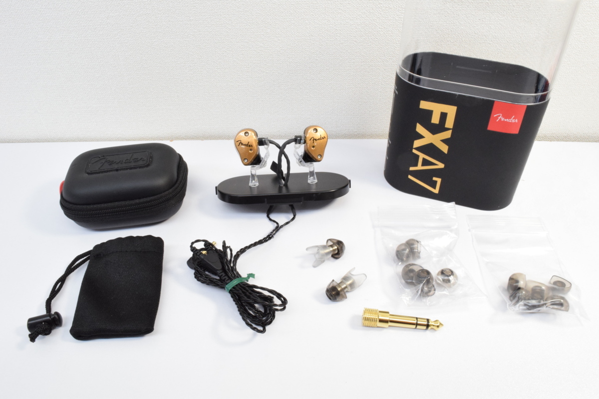 □1円スタート□中古□良品□FENDER□FXA7-GOLD□ダイナミック+