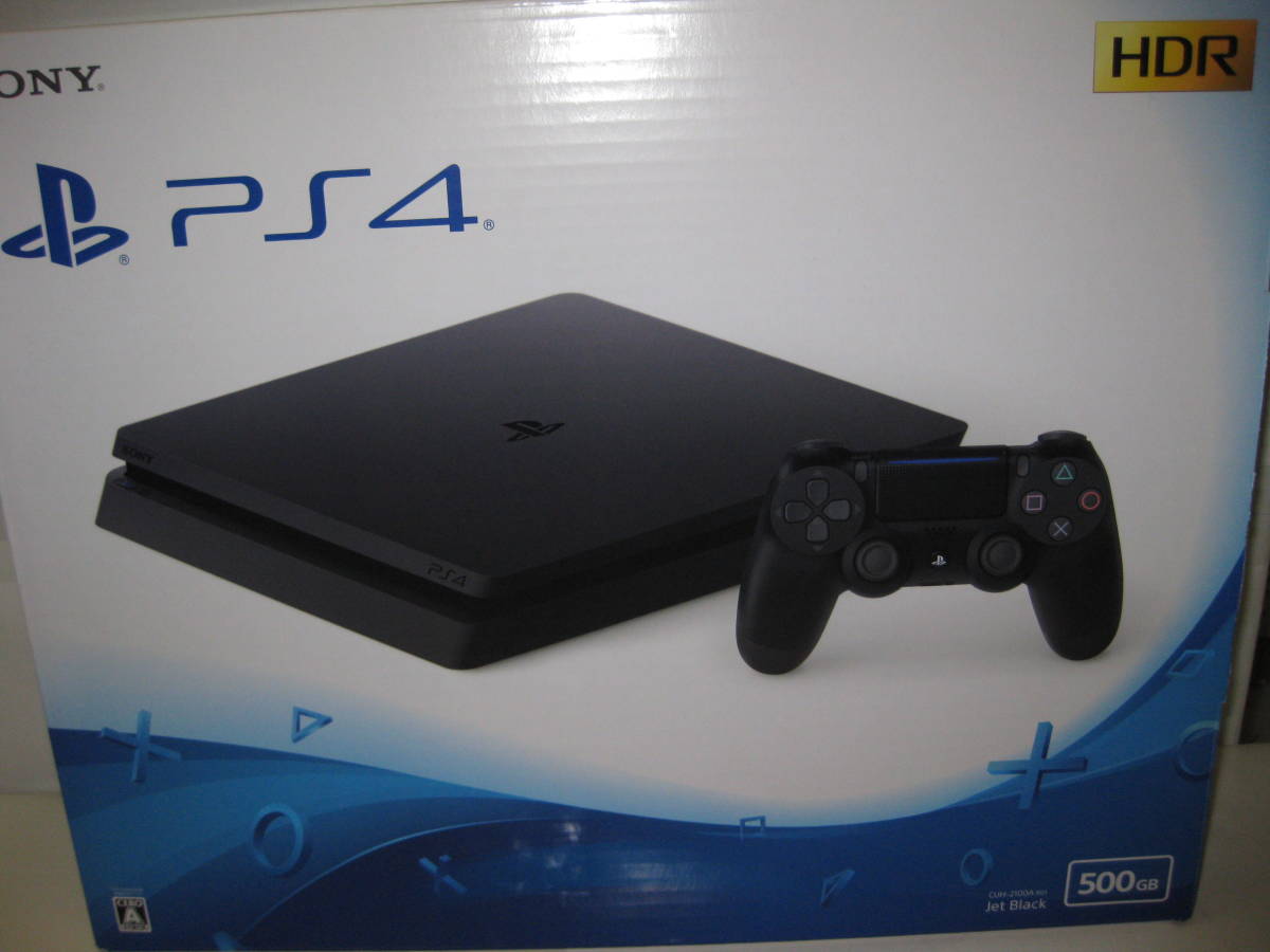 O368【中古】SONY PlayStation4 PS4 CUH-2100A B01 500GB ジェットブラック 動作確認済