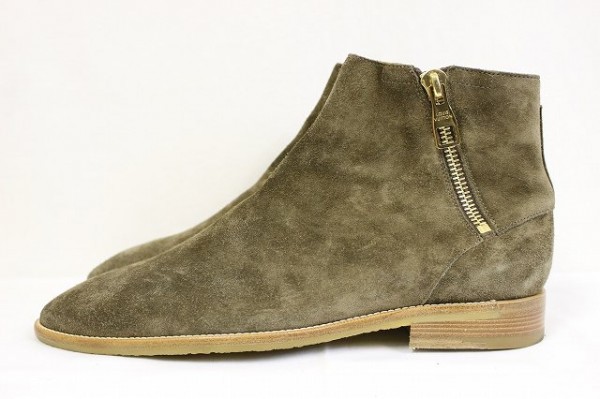 正規品 LOUIS VUITTON スエード サイドジップブーツ 8