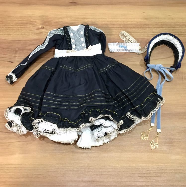 海外ディーラー様製 黒 華ロリ SDM/MSDサイズ◇ディーラー様製ドレス◇