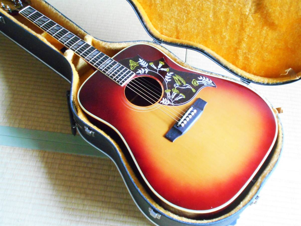 70年代パール(林楽器) Hummingbirdモデル 牛骨で完全調整済 ADJ仕様