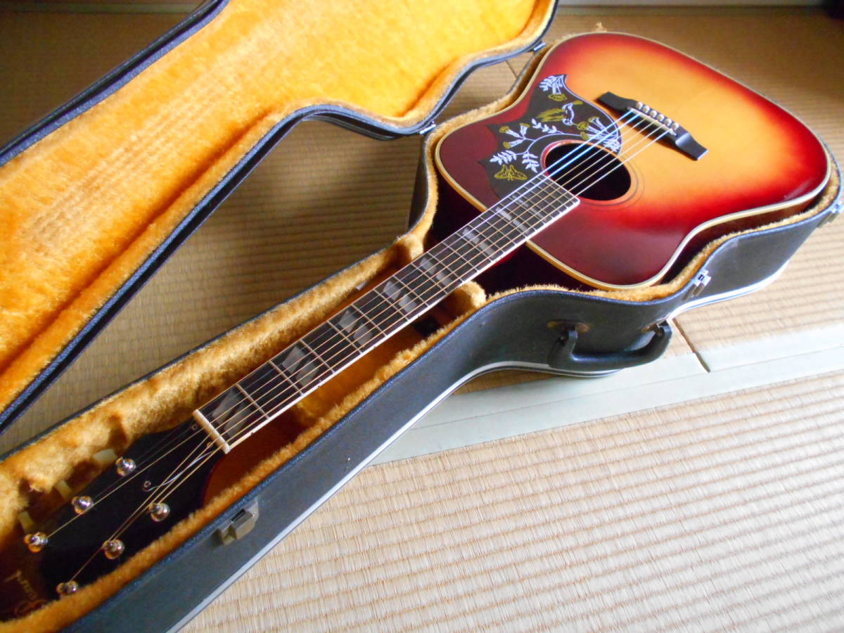 70年代パール(林楽器) Hummingbirdモデル 牛骨で完全調整済 ADJ仕様