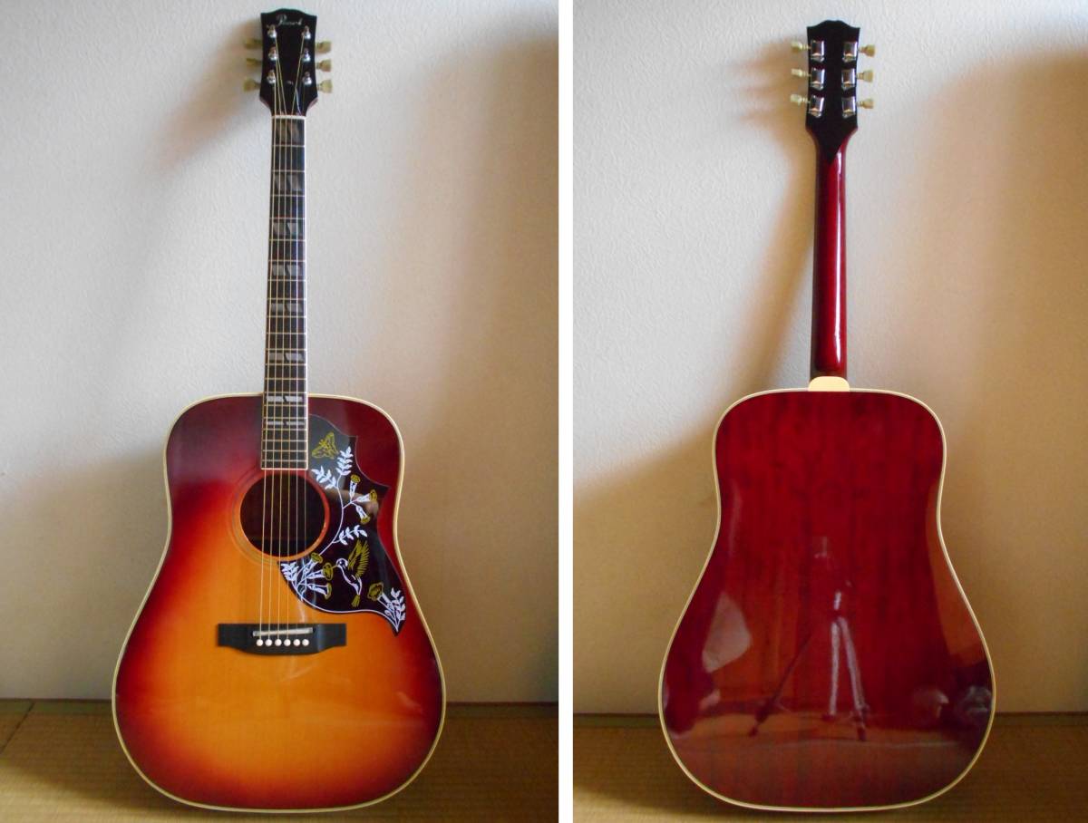 70年代パール(林楽器) Hummingbirdモデル 牛骨で完全調整済 ADJ仕様