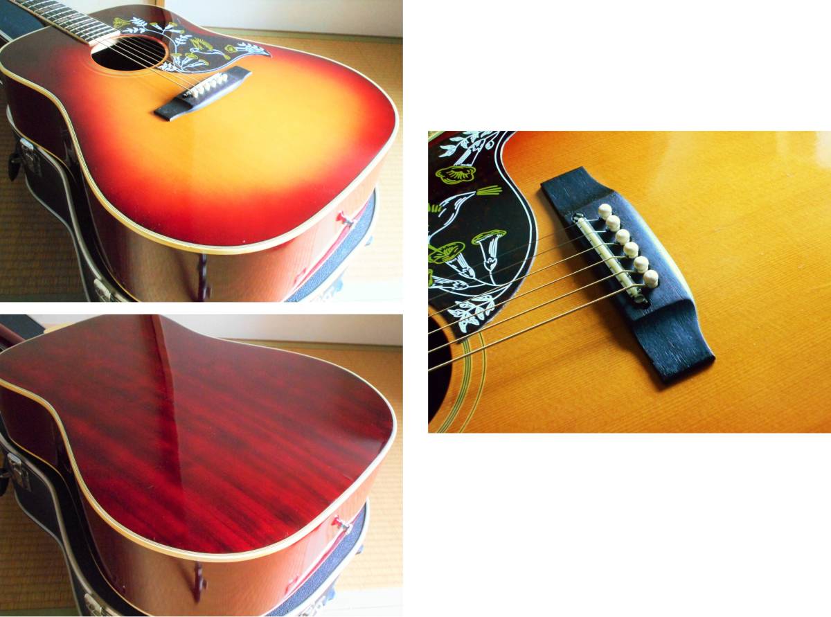 70年代パール(林楽器) Hummingbirdモデル 牛骨で完全調整済 ADJ仕様