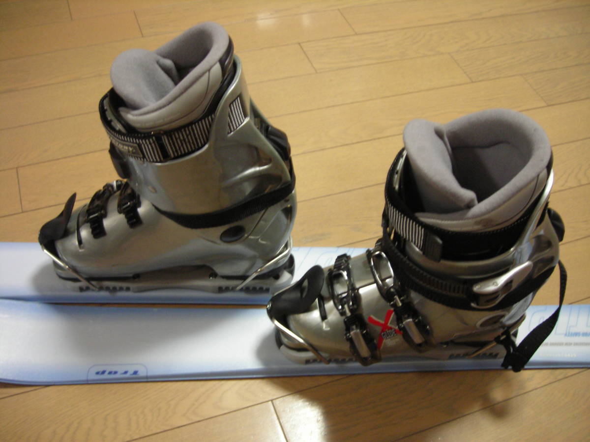 ショートスキー セット☆板/NISHIZAWA・ブーツ/GEN 25-25.5cm☆USED