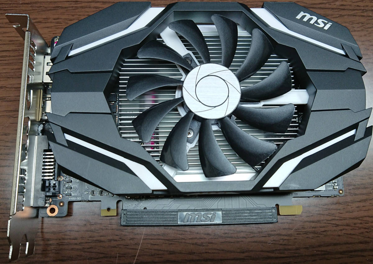 SALE，HOT 【新品同様】MSI GeForce GTX 1050 Ti 4G OC グラフィック 