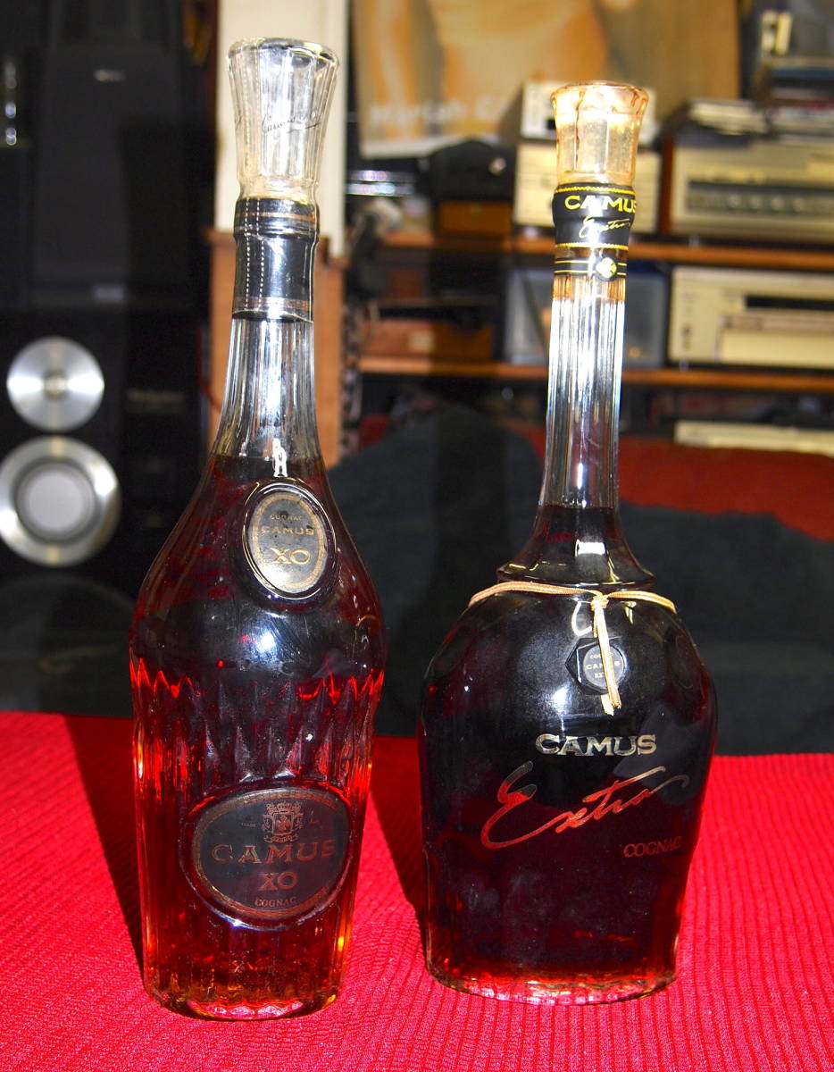 CAMUS・EXTRAとカミュXO/COGNAC・未開封の古酒です！！の2本