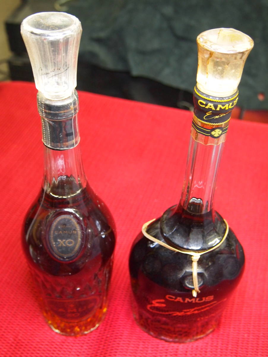 CAMUS・EXTRAとカミュXO/COGNAC・未開封の古酒です！！の2本
