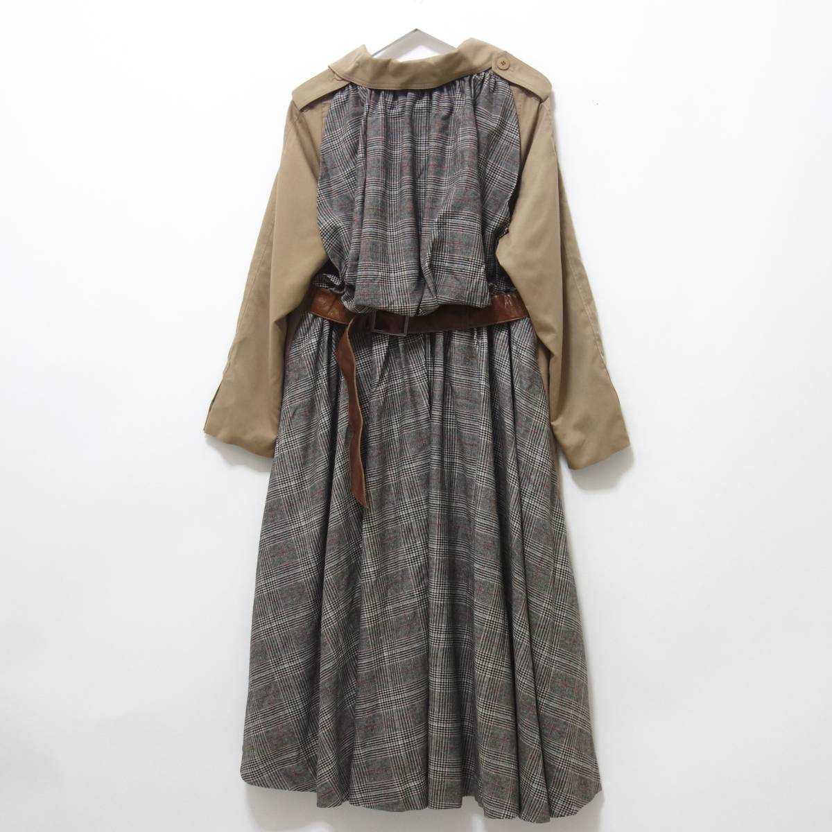 AMERI / BALLOON CHECK GATHER JK アメリ Ameri VINTAGE アメリ