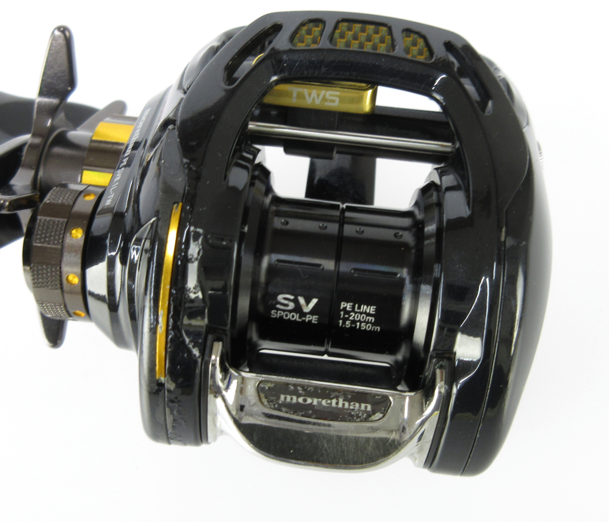 中古】DAIWA ダイワ MORETHAN PE SV モアザン 8.1L-TW ベイトリール 