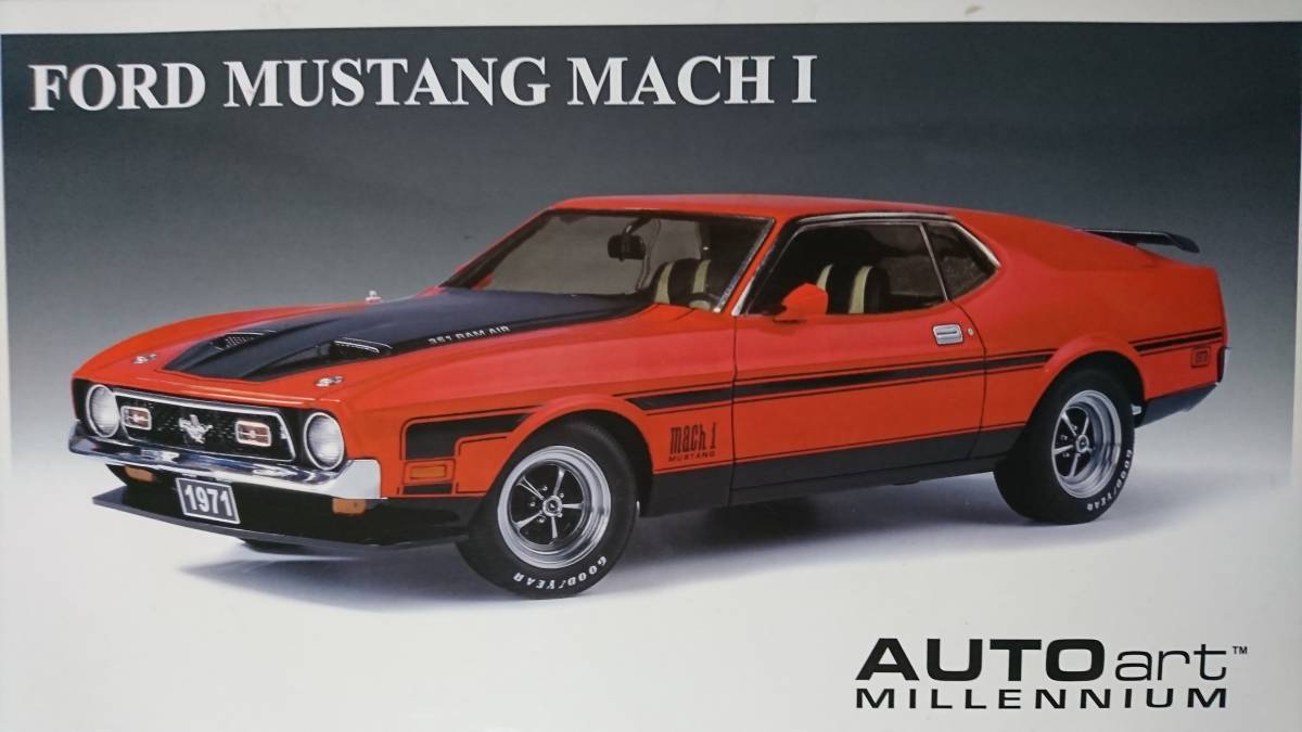 1/18 オートアート マスタング マッハ1 レッド マスタング フォード 1