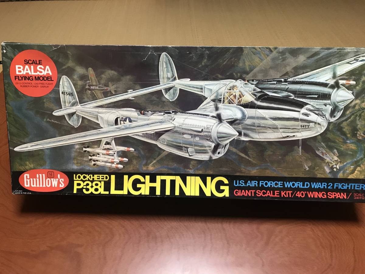 グイローズ（Guillow's）Ｐ-38ライトニング Lightning P38 - flight R&frasl;C eBay