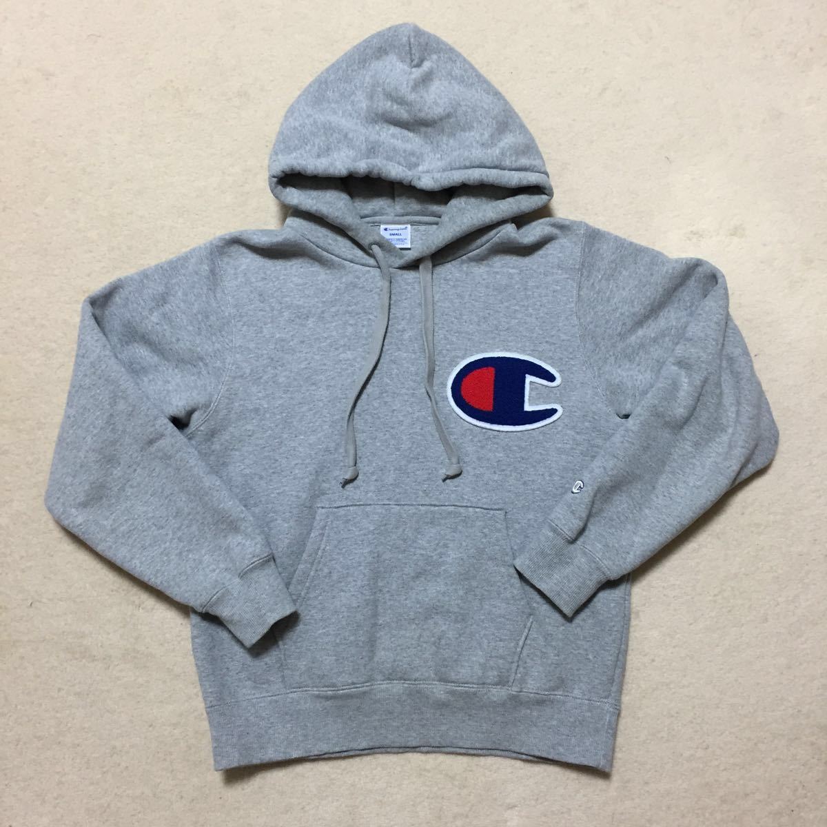 チャンピオン デカロゴパーカー Sサイズ グレー champion 