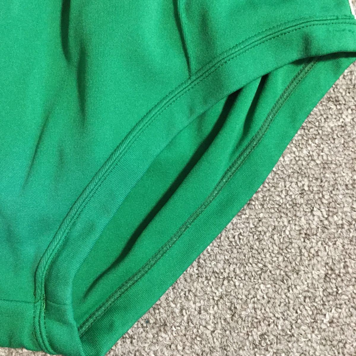 1円スタート アシックスジェレンク製ブルマ U-720 緑 XOサイズ ASICS