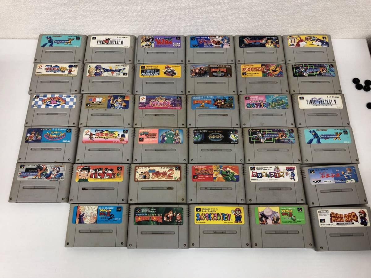 スーパーファミコン ソフト まとめて 大量 35本 動作未確認 現状品 