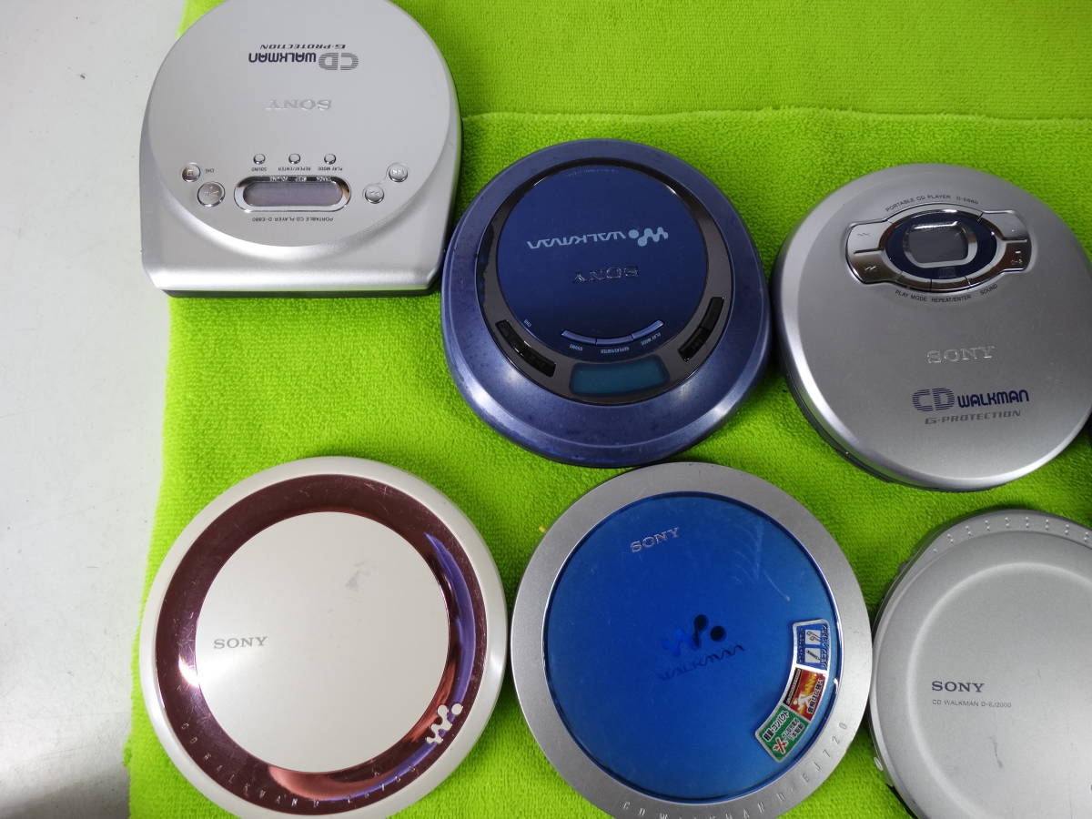 03018 SONY CD WALKMAN ソニー CDウォークマン まとめ7台 【公式通販】
