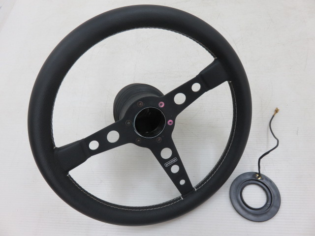 美品 ポルシェ 911 964 カレラ momo モモ prototipo ステアリング ハンドル レザー 直径約350mm 4-16