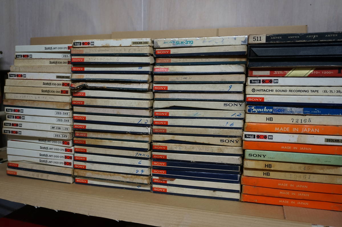 定番人気，本物保証 7号 オープンリール 73本 録音済 まとめて(オープンリールデッキ)｜売買されたオークション情報、yahooの商品情報をアーカイブ公開 - オークファン オープンリールデッキ