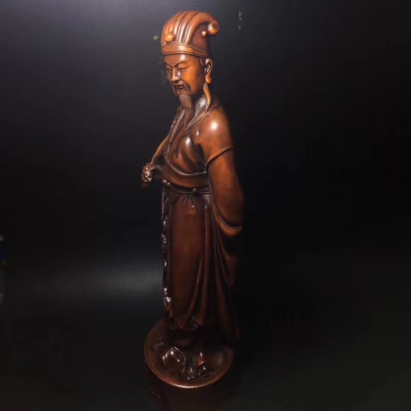 美術品 黄楊木彫 臥龍先生 諸葛亮 羽扇綸巾 三国英雄人物 置物 賞物 唐物(その他)｜売買されたオークション情報、yahooの商品情報を ...