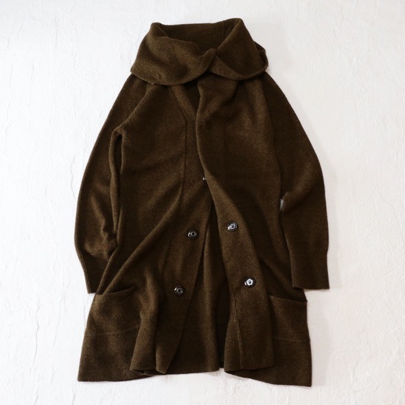 美品＊ZUCCa｜ズッカ ベイクドカラー♪ロングニットカーディガン